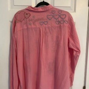 Johnny Was cotton love shirt